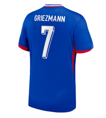 Lacne Muži Futbalové dres Francúzsko Antoine Griezmann #7 ME 2024 Krátky Rukáv - Domáci